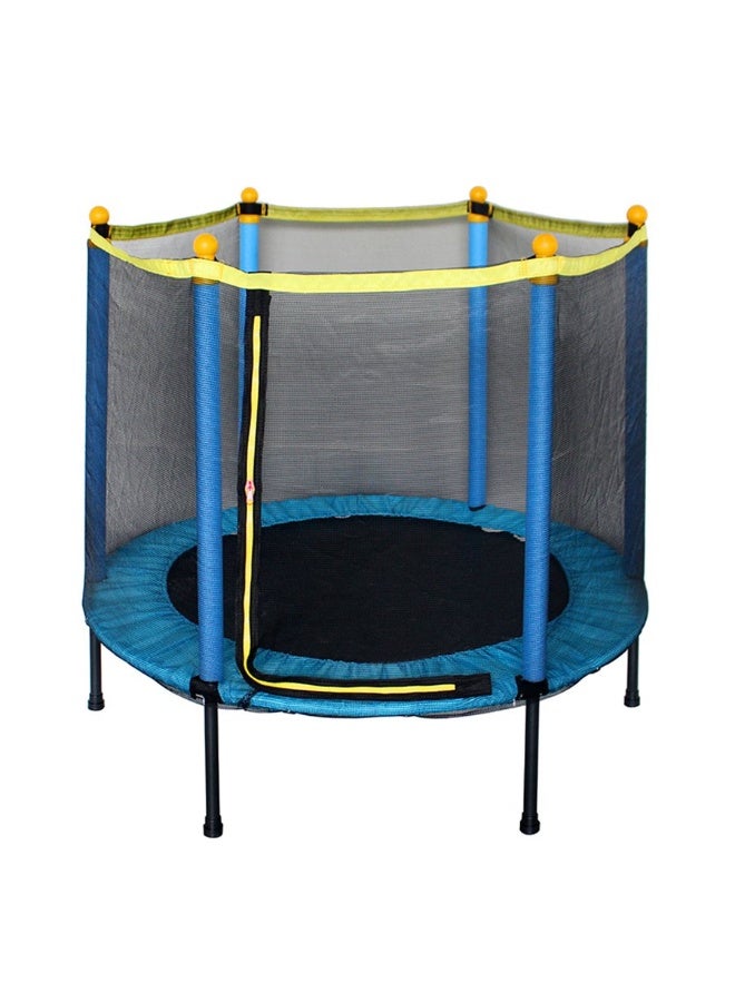 DubaiGallery Safe Round Trampoline for Children with Mesh Enclosure, Durable Frame Construction, Cushioned Edge Protection, Anti Slip Feet, Indoor Outdoor Jumping Play Toy - Image 2